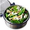 imageLunchBots Stainless Steel Salad Bowl with Click On Lid Lunch Containers Reusable Lunch Container with a 3 Cup Capacity  24oz Lavender LidNavy