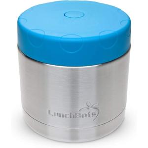 LunchBots 16oz thermos Stainless Steel Wide Mouth – Insulated thermos With Vented Lid – Keeps Food Hot or Cold for Hours – Leak-Proof Portable Thermal Food Jar is Ideal for Soup – 16 ounce – Aqua(Aqua)